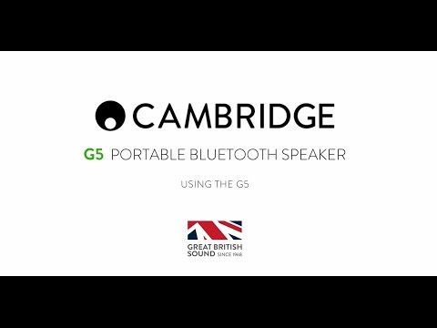 Using the Cambridge Audio G5