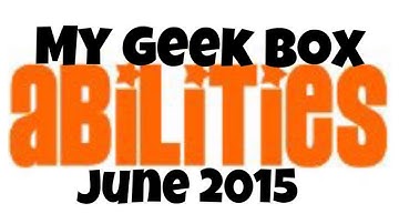 MY GEEK BOX ABILITIES JUNE 2015
