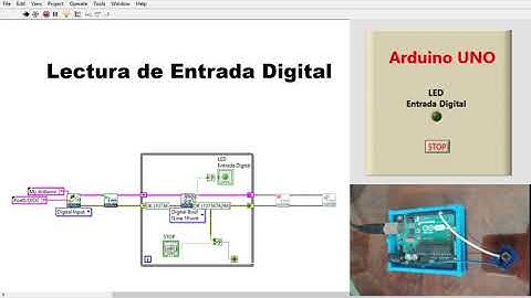 Lectura de Entrada Digital-LabVIEW