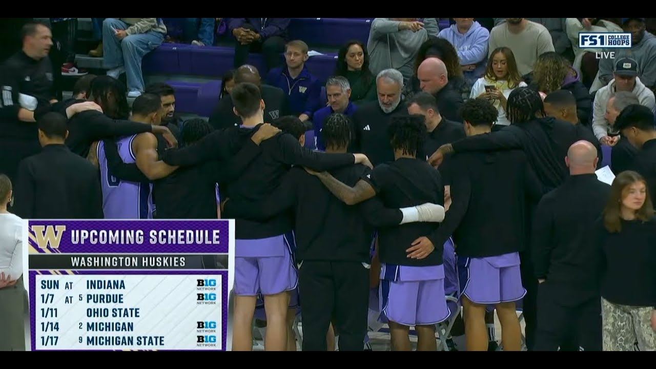 Мужской баскетбол: UW — Юта, 29.12.25 — 2-й тайм