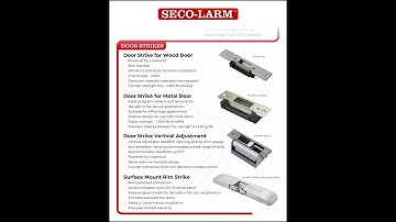 Secolarm Enforcer Access Control Products - Available at Cable and Connections