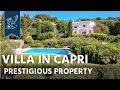 Magnificent villa where Totò stayed for sale in Capri