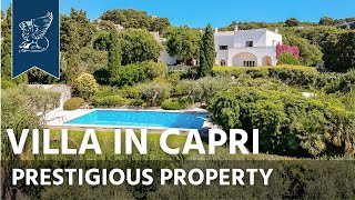 Magnificent villa where Totò stayed for sale in Capri