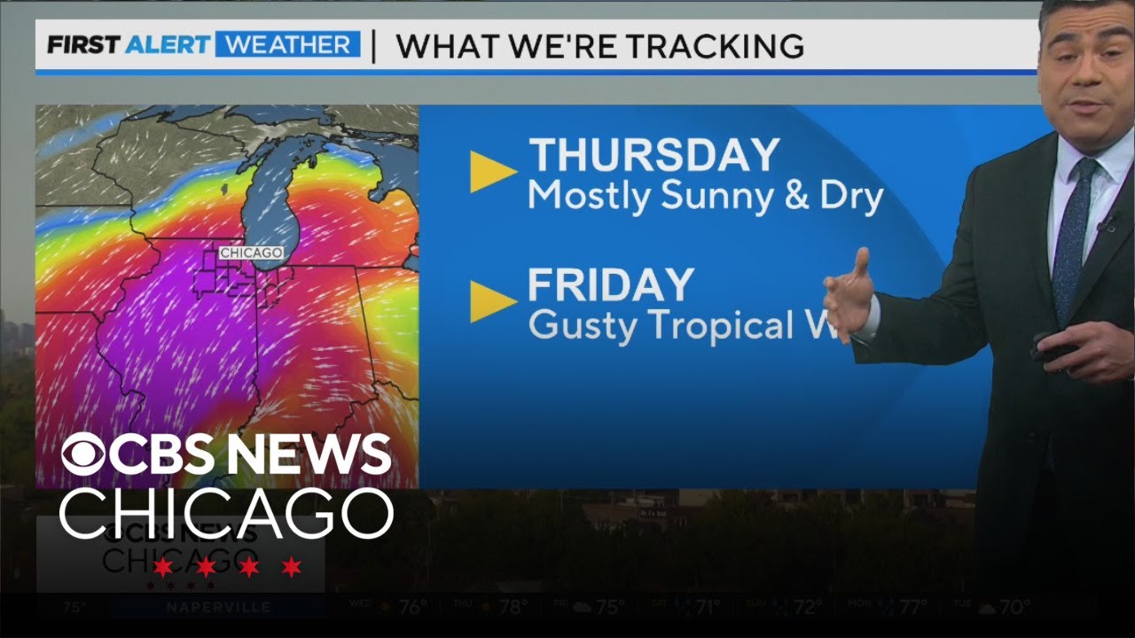 Mostly sunny and dry on Thursday in Chicago - YouTube