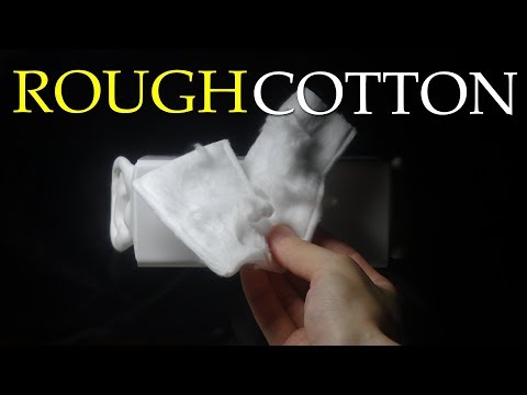 Rough ASMR | Ear Touching with Cotton | SR3D