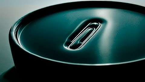 How to make a paper clip float on water AMAZING