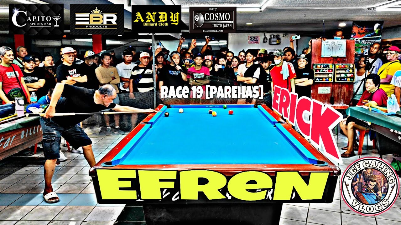 [P2] Efren Reyes 🆚 Eric pasay 💯Race19 💯 [PAREHAS] @GUADALUPE,MAKATI
