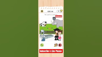 Unicorn Rhino #braintest4 #level103 #games #gameandroid