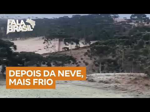 Frost hits southern Brazil, but temperatures are expected to rise