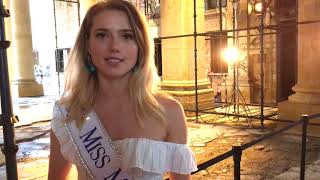 Miss Michigan tours the Michigan Central Station