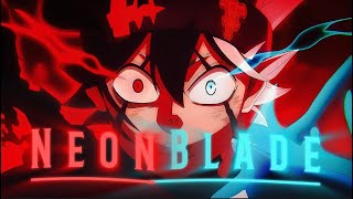 Neon Blade Asta Vs Conrad Black Clover Movie Editamv