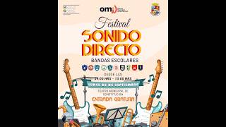 🎶 FESTIVAL SONIDO DIRECTO | BANDAS ESCOLARES – CONSTITUCIÓN🎸🥁¡Estamos en vivo desde Constitución!
