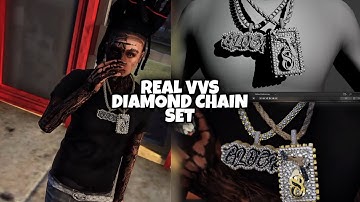 Making Real VVS Diamond Chains In GTA 5 RP (FiveM) | Blender 3D Modeling