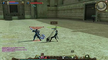 Aion Gladiator lvl 43 showing Skills in HQ