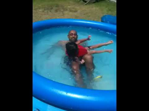 Rizwan and Iftikhar in the pool