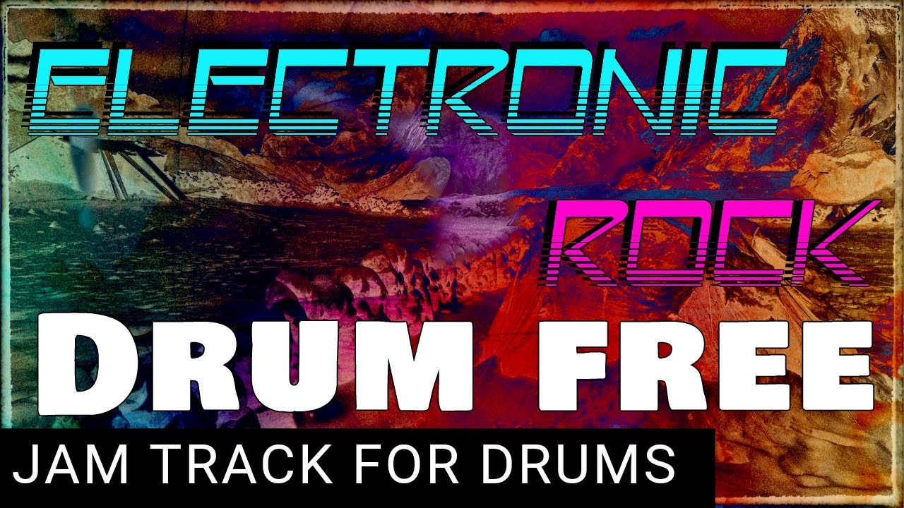 Drumless Backing Track Electronic Rock (77 bpm) YouTube