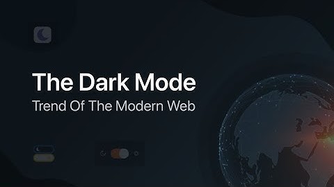 Dark Theme UI Design Using HTML5, CSS3, JavaScript & LocalStorage. #javascript #jquery #api #css3