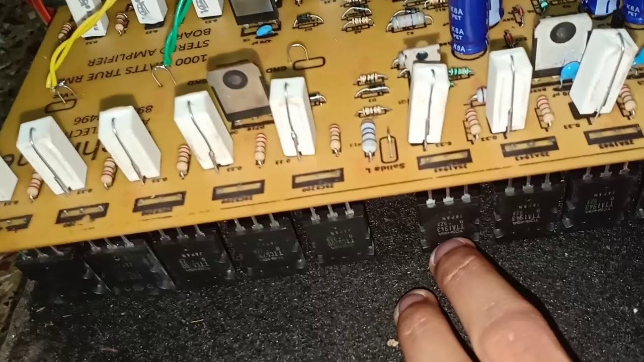 1000 watts amplifier board wiring connection information - YouTube