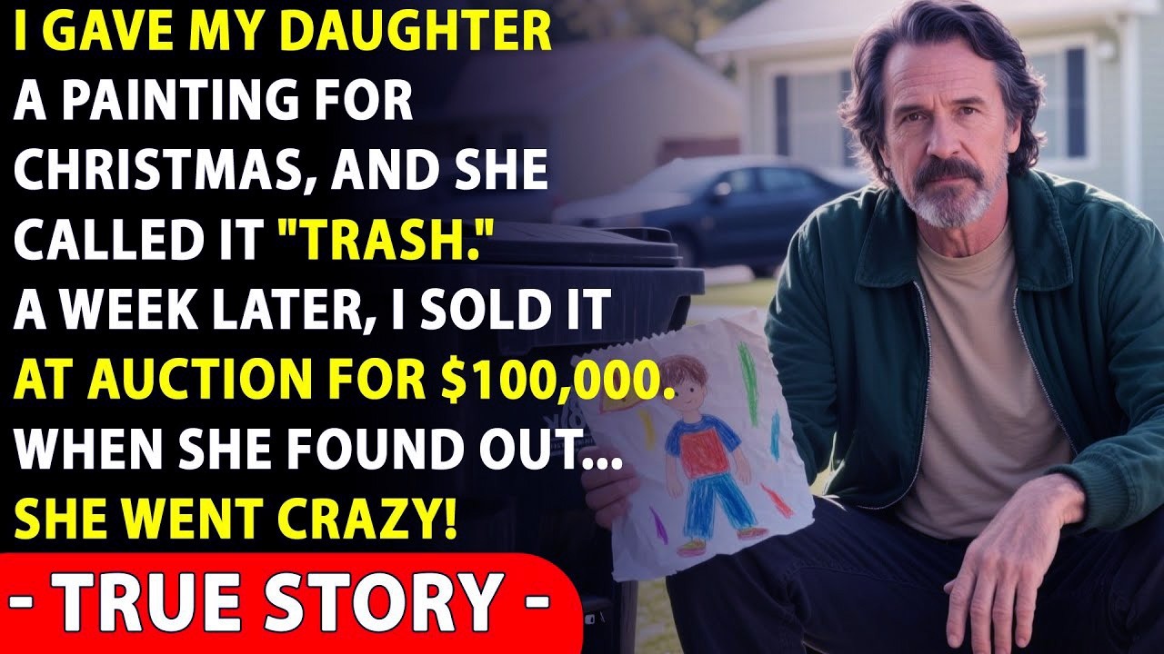 I Gave My Daughter A Painting For Christmas, And She Called It “Trash,” So I Sold It For $100,000