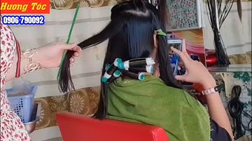 Hướng dẫn Kỹ thuật KÍCH NHIỆT Uốn tóc setting xoăn lơi đơn giản tại Hương tóc