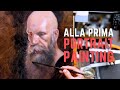 How to PAINT a PORTRAIT in OILS in ONE SITTING! Alla Prima Painting Techniques