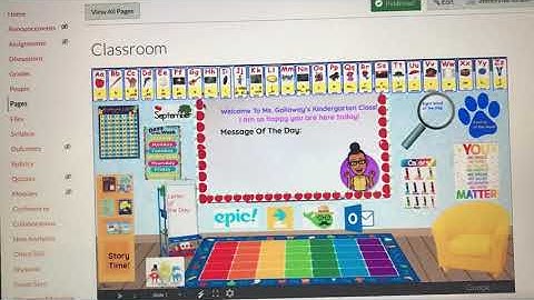 How To Make Your Virtual Classroom Your Home Page In Canvas