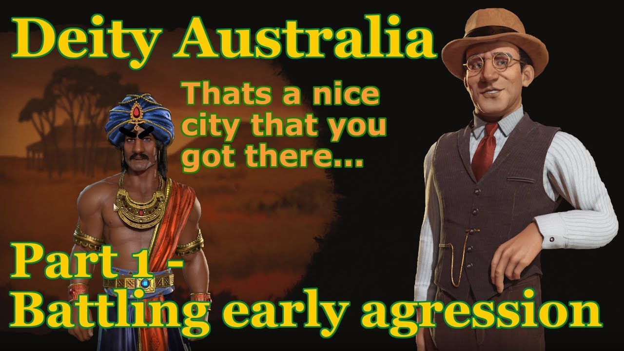 Civ 6 Australia takes on science! Part 1 - battling the early AI