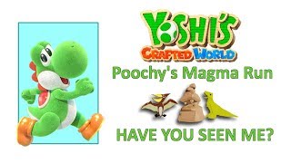Yoshi's Crafted World Hidden Crafts in Poochy's Magma Run