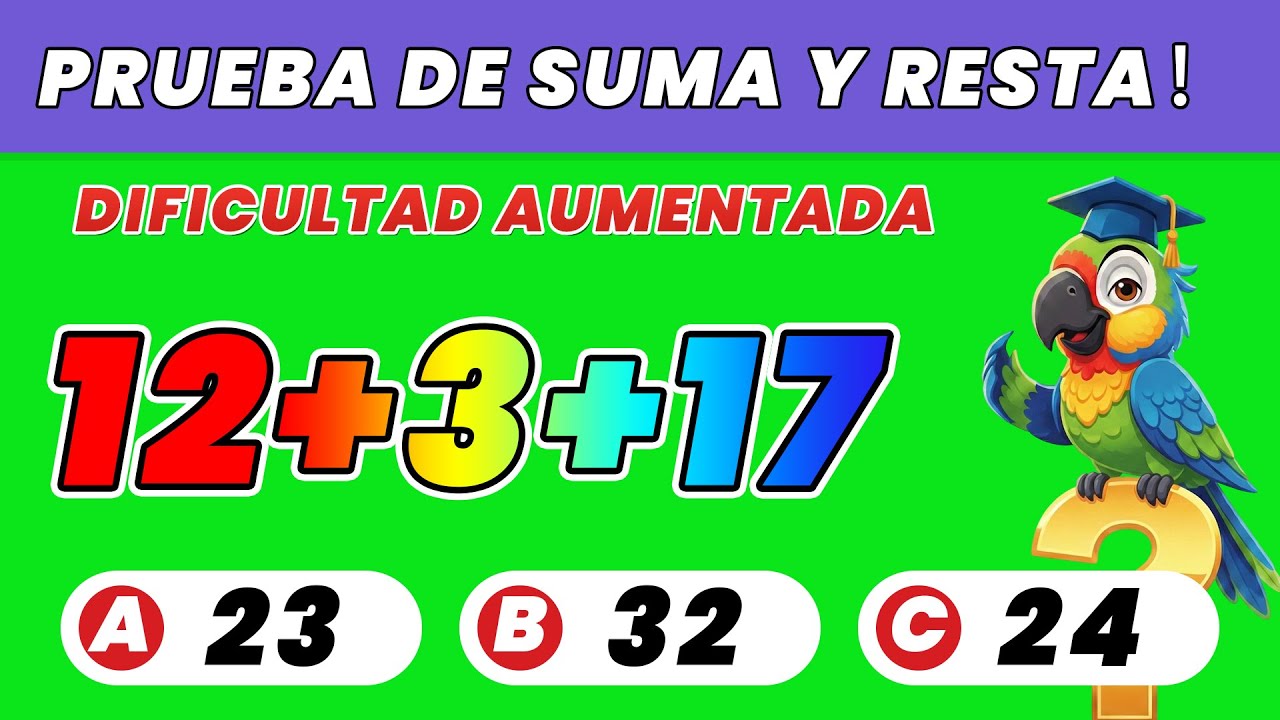 7-8 Años (2º Grado) - Reto de Operaciones Combinadas: Sumas y Restas hasta 50 🧠🔥