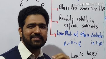 Physical properties of ether