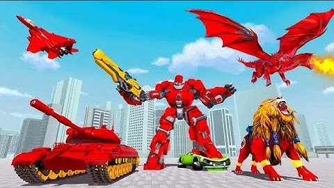 run Multi Robot Transform Jet War | Multiple Robot Transformation Game 2021 - Android Gameplay