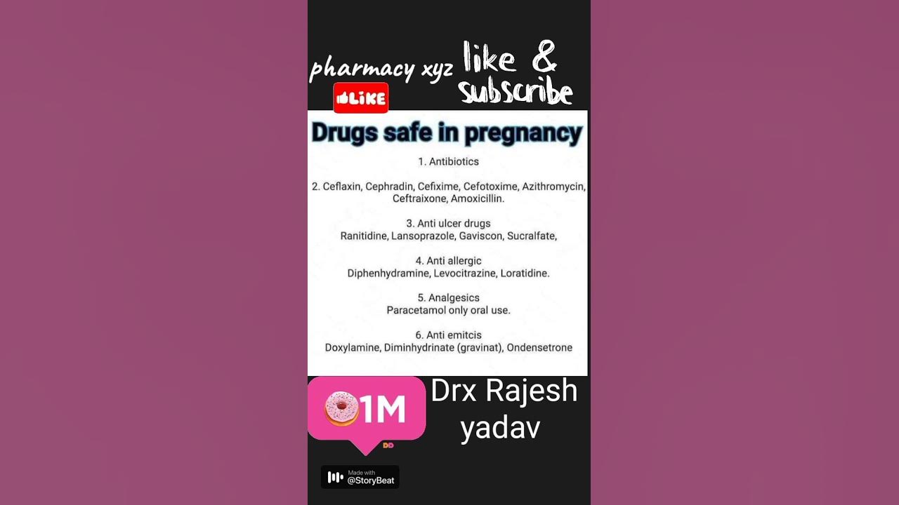 drugs-safe-in-pregnancy-medicine-short-video-medical-viralvideo