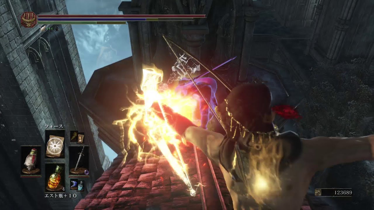 ダークソウル3 サリ裏侵入 全く懲りていないバカを落とす Dark Souls Iii Youtube