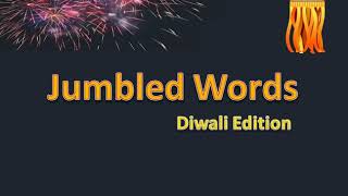 BDC Worksheet Instructions - Jumbled Words (Diwali Special)