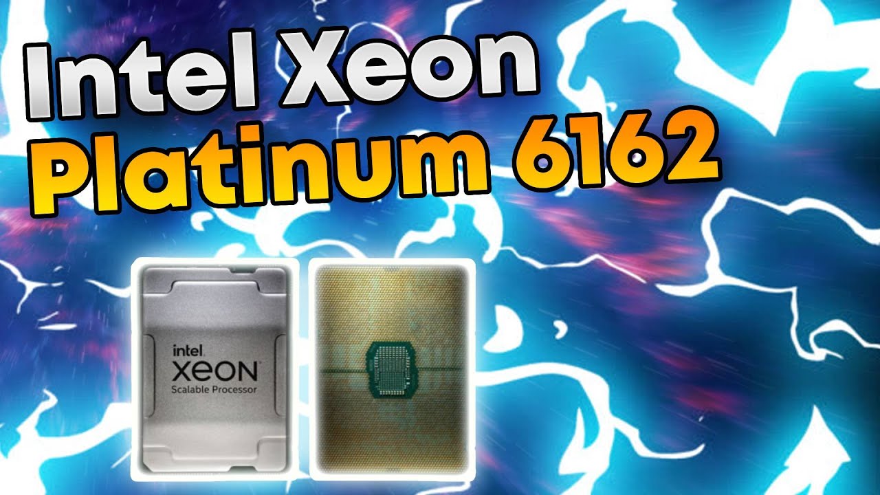 Intel Xeon Platinum 6162 benchmark in DELL EMC PowerEdge R740xD - YouTube