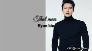Hyun Bin - That Man ( lyrics ) Secret garden OST