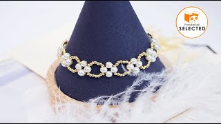 PandaHall Selected DIY Project - Pearl Beaded Bracelet