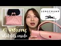 LONGCHAMP XL LE PLIAGE CLUB TRAVEL BAG Unboxing + What I Pack for a Weekend Trip | ft. Merit Beauty