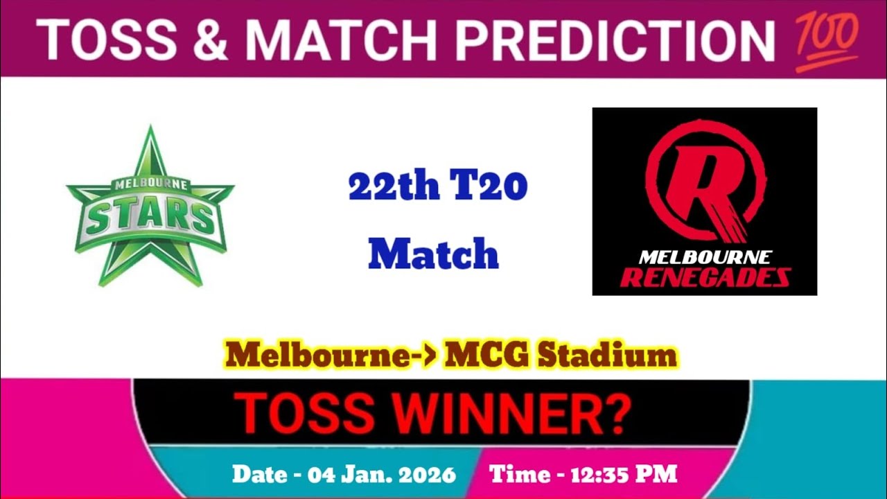 Melbourne stars vs Melbourne renegades toss Prediction| today toss prediction | Big bash league 2025