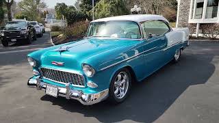 Gorgeous Freshly Built 1955 Chevy Bel Air Resto Mod For Sale~383 Stroker~Fresh Build~Just Fantastic! Wealth