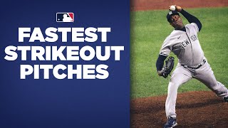 FASTEST Strikeout Pitches of the 2021 season!! screenshot 2