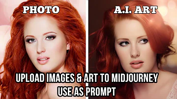 Midjourney V5 - How To Upload A Reference Image Or Art And Use As A Prompt - Detailed Tutorial