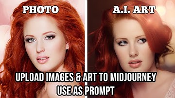 Midjourney V5 - How To Upload A Reference Image Or Art And Use As A Prompt - Detailed Tutorial