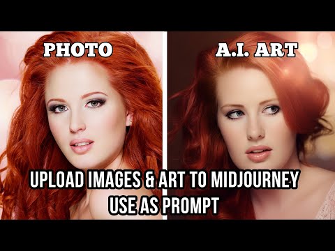 Midjourney V5 - How To Upload A Reference Image Or Art And Use As A Prompt - Detailed Tutorial