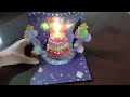 Blow Out the Candle Happy Birthday - Lights and Sound Pop-Up Card