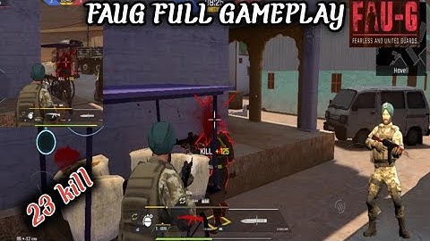 FAUG FREE FOR ALL MODE GAMEPLAY | FAUG TDM GAMEPLAY | FAUG NEW UPDATE | 1VS9 #FAUG #nCORE_GAMES