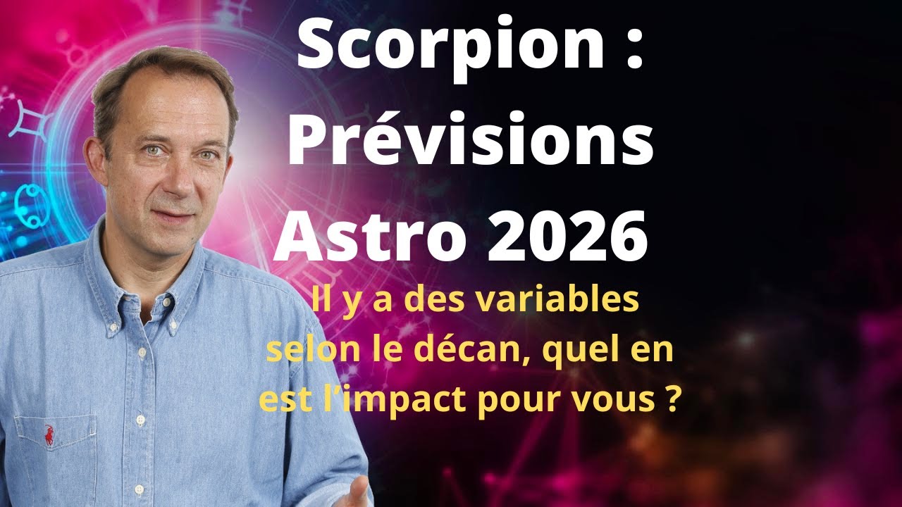 Scorpion 2026 prévisions astro