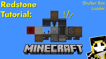 Shulker Box Loader! || Redstone Tutorial! || Doing Bulk Storage Properly!! || Java Edition!