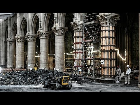Video: Amiens'teki Notre-Dame Katedrali ve yaz ışık gösterisi
