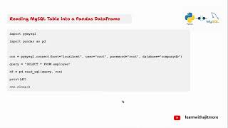 Python MySQL Connectivity (Lecture #3) #viral #python #mysql
